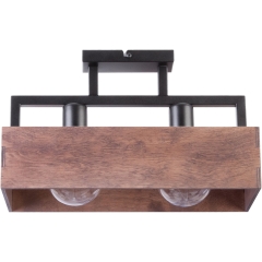 Sigma Lampa wisząca DAKOTA czarna 2x60W E27