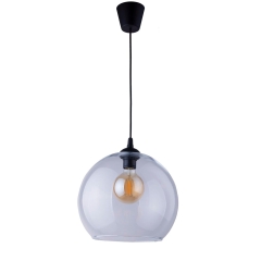 TK Lighting Lampa sufitowa CUBUS transparentna 1x60W E27