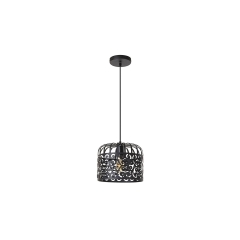 Rabalux Lampa wisząca ALESSANDRA czarny mat 1x60W E27
