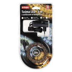 ActiveJet Taśma LED 3 m 14,4 W z zasilaczem