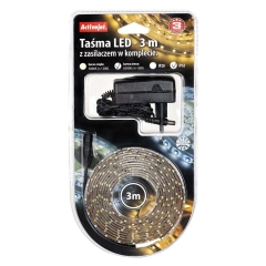 ActiveJet Taśma LED 3 m 14,4 W z zasilaczem