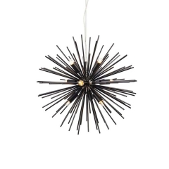 Markslöjd Lampa sufitowa SOLEIL czarna 9x40W E14