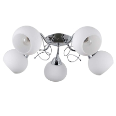 Italux Lampa wisząca MASSERI chrom śr. 58 cm 5x40W E27