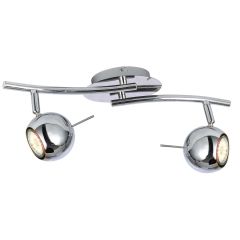 Reality Listwa LED SANTORINI chrom 2x3W GU10