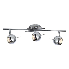 Reality Listwa LED SANTORINI chrom 3x3W GU10