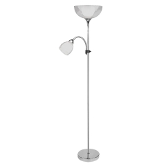 Rabalux Lampa podłogowa DAVE chrom 1x60W E27