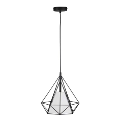 Sanico Lampa wisząca HIRA czarna 1x20W E27