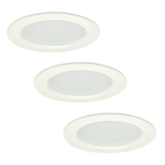 Polux Zestaw oczek MIRO LED okrągłe białe 3x6 W