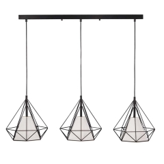 Sanico Lampa wisząca HIRA czarna 3x20W E27