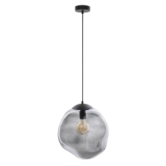 TK Lighting Lampa wisząca SOL czarna grafit 1x60W E27