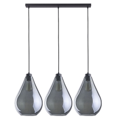TK Lighting Lampa wisząca FUENTE grafit 3x60W E27