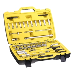 Stanley Zestaw z grzechotkami 1/4" i 1/2" i akcesoriami 81 szt