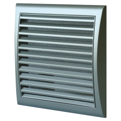 Vents Kratka wentylacyjna z siatką 154x150 mm srebrna
