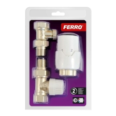 Ferro Komplet termostatyczny prosty.
