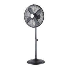 Wentylator podłogowy 40 cm 50 W czarny mat