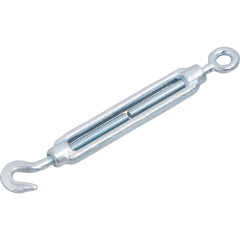 Napinacz z hakiem i uchem ocynkowany M 6 x 110 mm