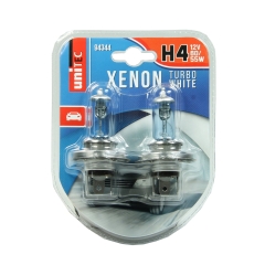 Unitec Żarówki h4 xenon turbo white 2szt