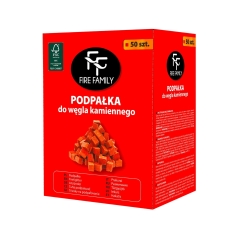 Fire Family Podpałka w kartonie 50 kostek