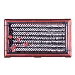 Parkanex Kratka kominkowa miedz patyna 16 cm x 32 cm z żaluzja