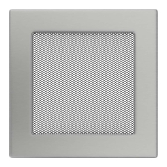 Knap Kratka kominkowa 17x17 srebna MAT