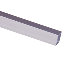 GAH Alberts Rura kwadratowa aluminiowa anodowana 25 mm x 25 mm x 1000 mm