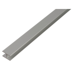 GAH Alberts Profil aluminiowy typu H 12,9 mm x 22 mm x 1000 mm