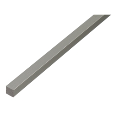 GAH Alberts Pręt kwadratowy aluminiowy 12 mm x 12 mm x 1000 mm