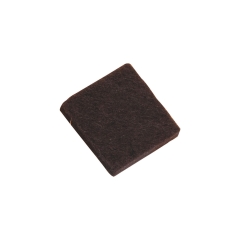 Podkładki filcowe brązowe 22 mm x 22 mm 48 sztuk