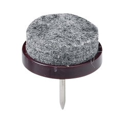 Hettich Podkładki ślizgowe brązowe śr. 20 mm