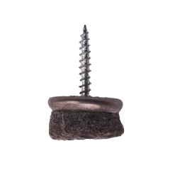 Hettich Podkładki meblowe brązowe śr. 20 mm 8 sztuk