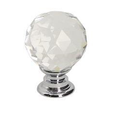 Gamet Gałka meblowa GP14 transparentna fi 25 mm
