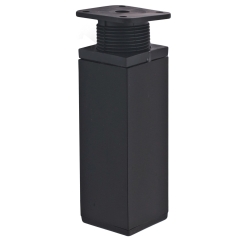 Hettich Noga do mebli czarna 4 cm x 4 cm x 15 cm
