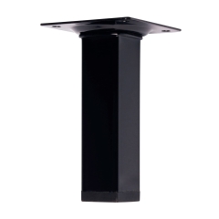 Hettich Noga do mebli czarna 2,4 cm x 2,4 cm x 10 cm