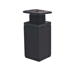 Hettich Noga do mebli czarna 4 cm x 4 cm x 10 cm
