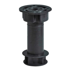 Hettich Noga do mebli czarna 9 cm - 13 cm