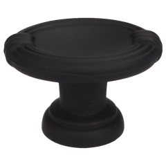 GAMET Gałka meblowa czarny matowy 28 mm