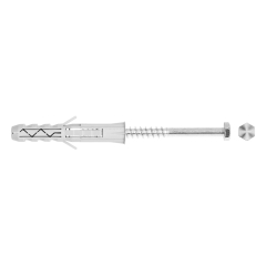 Wkręt-met Kołek rozporowy z wkrętem do drewna z łbem 6-kątnym 12 mm x 60 mm