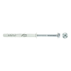 Wkręt-met Kołek ramowy z łbem 6-kątnym i gniazdem TX 10 mm x 80 mm