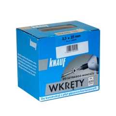 Knauf Wkręty do szybkiego montażu TN 3,5x35 mm - 800 szt.