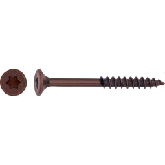LUX Wkręt uniwersalny z łbem stożkowym TX 4 mm x 40 mm oksydowany 25 szt