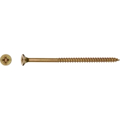 LUX Wkręt uniwersalny z łbem stożkowym PZ 6 x 80 mm 100 szt