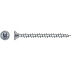 LUX Wkręt uniwersalny z łbem stożkowym płaskim PZ 4 mm x 50 mm ocynk 15 szt