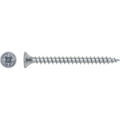 LUX Wkręt uniwersalny z łbem stożkowym płaskim PZ 5 mm x 35 mm ocynk 12 szt