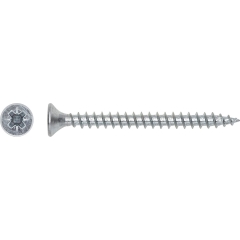 LUX Wkręt uniwersalny z łbem stożkowym płaskim PZ 5 mm x 50 mm ocynk 10 szt