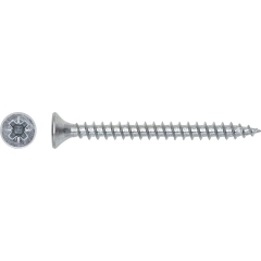 LUX Wkręt uniwersalny z łbem stożkowym płaskim PZ 4,5 mm x 45 mm ocynk 10 szt