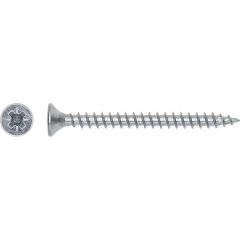 LUX Wkręt uniwersalny z łbem stożkowym płaskim PZ 4,5 mm x 40 mm ocynk 10 szt