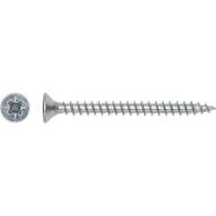 LUX Wkręt uniwersalny z łbem stożkowym płaskim PZ 4 mm x 20 mm ocynk 25 szt