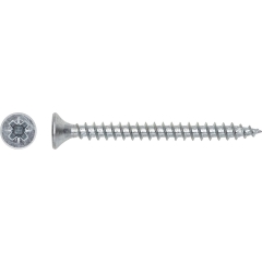 LUX Wkręt uniwersalny z łbem stożkowym płaskim PZ 5 mm x 25 mm ocynk 20 szt