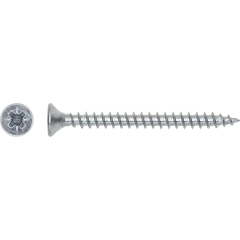 LUX Wkręt uniwersalny z łbem stożkowym płaskim PZ 5 mm x 20 mm ocynk 20 szt