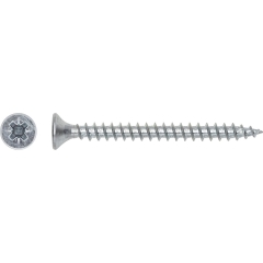 LUX Wkręt uniwersalny z łbem stożkowym płaskim PZ 4,5 mm x 16 mm ocynk 20 szt